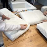 Ritzwell　3人掛けソファ　全体クリーニング　(クリーニング中)