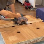 【イタリア製】arflexオットマンのリメイク作業中